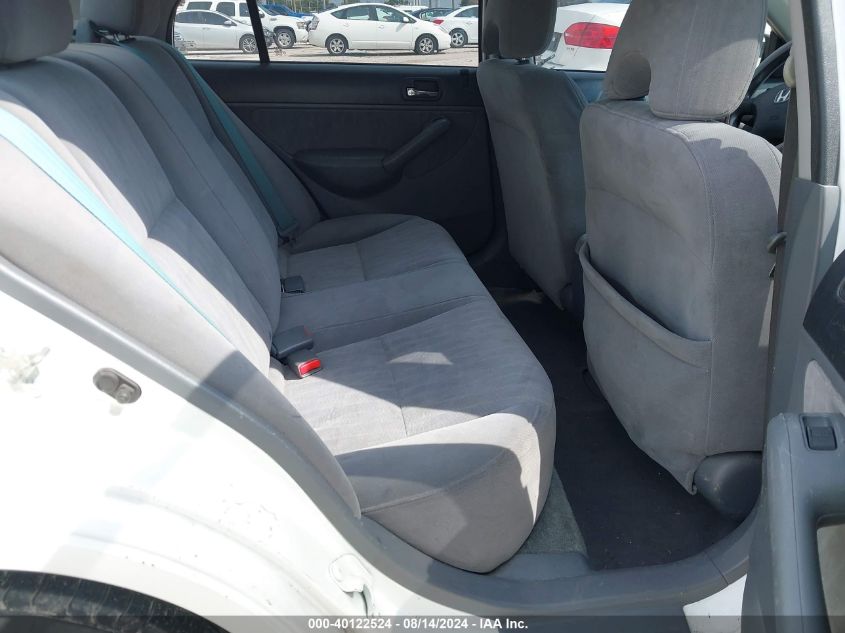 2003 Honda Civic Lx VIN: 2HGES16573H528483 Lot: 40122524