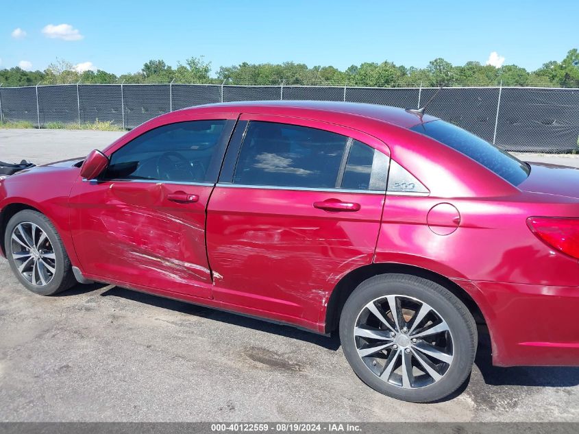 2013 Chrysler 200 Touring VIN: 1C3CCBBB2DN573509 Lot: 40122559