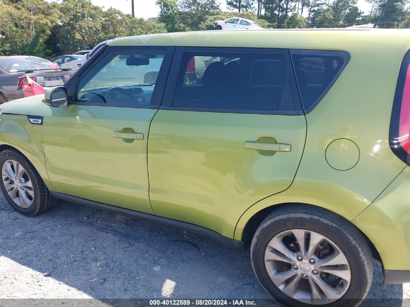 2015 Kia Soul + VIN: KNDJP3A54F7789751 Lot: 40122589