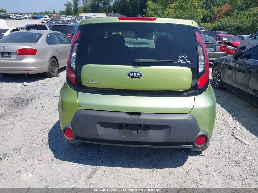 2015 Kia Soul + VIN: KNDJP3A54F7789751 Lot: 40122589