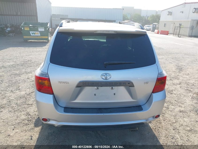 2008 Toyota Highlander Sport VIN: JTEDS43A182029977 Lot: 40122606