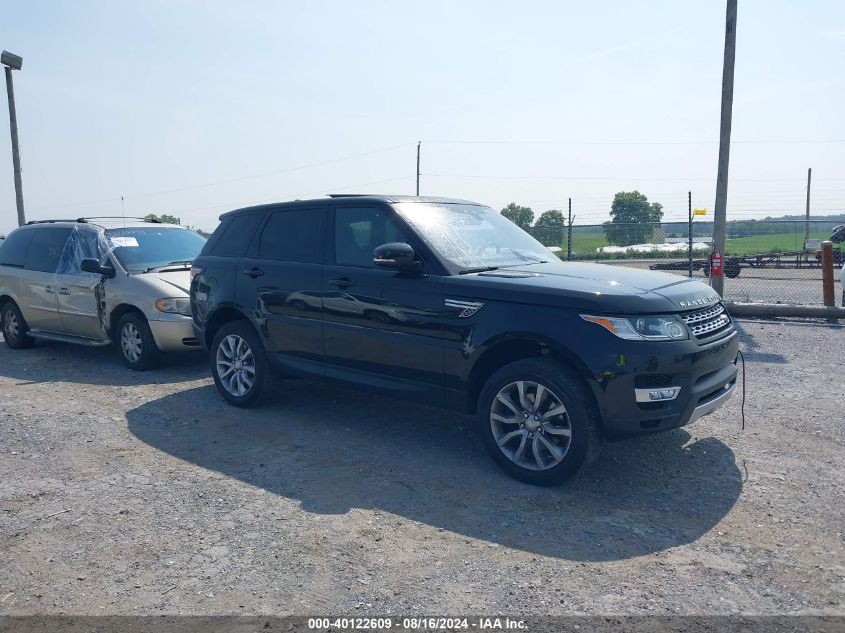 2017 Land Rover Range Rover Sport 3.0L V6 Supercharged Hse VIN: SALWR2FVXHA696808 Lot: 40122609