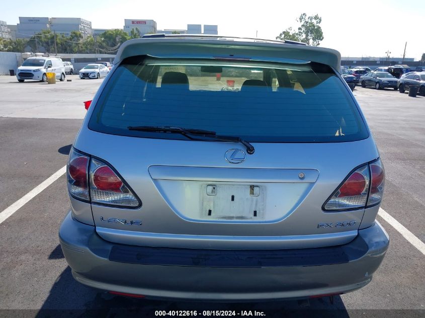 2001 Lexus Rx 300 VIN: JTJGF10U410087227 Lot: 40122616