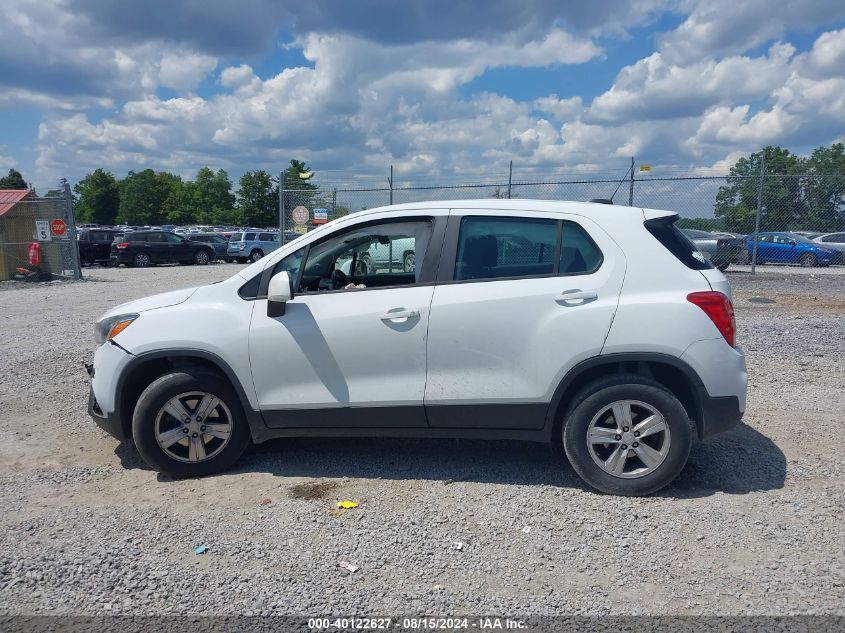 2017 Chevrolet Trax Ls VIN: 3GNCJNSB8HL133357 Lot: 40122627