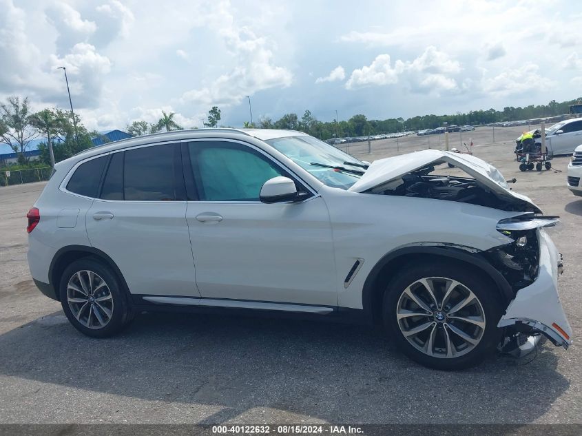 2019 BMW X3 xDrive30I VIN: 5UXTR9C58KLR03527 Lot: 40122632