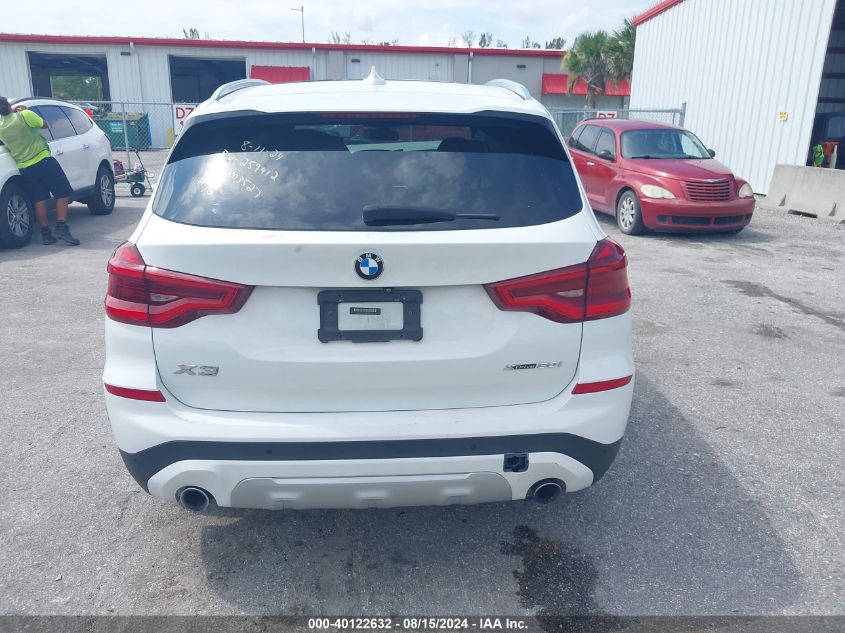 2019 BMW X3 xDrive30I VIN: 5UXTR9C58KLR03527 Lot: 40122632