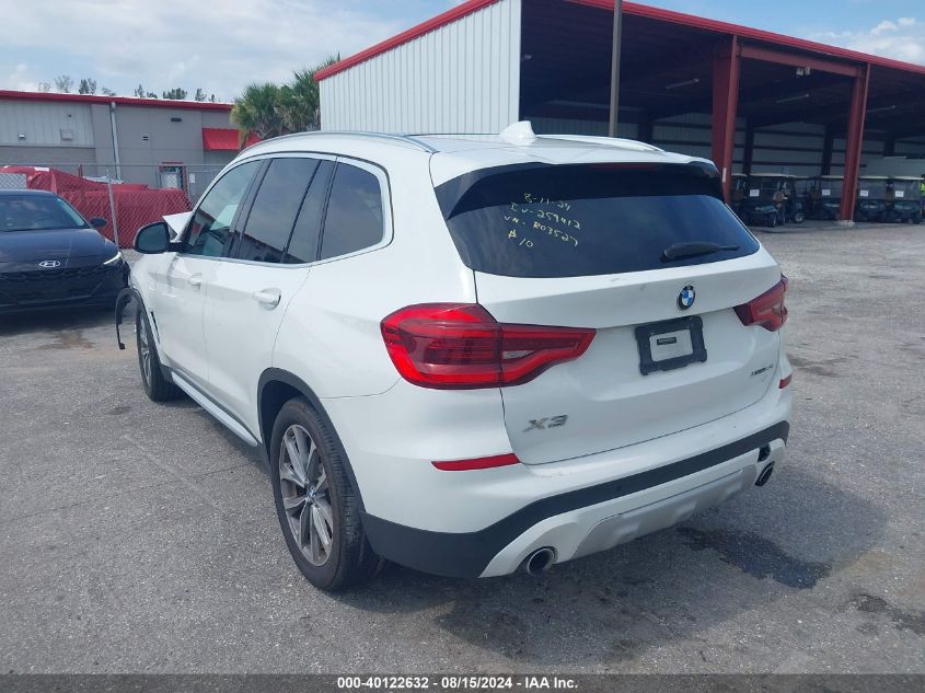 VIN 5UXTR9C58KLR03527 2019 BMW X3, Xdrive30I no.3