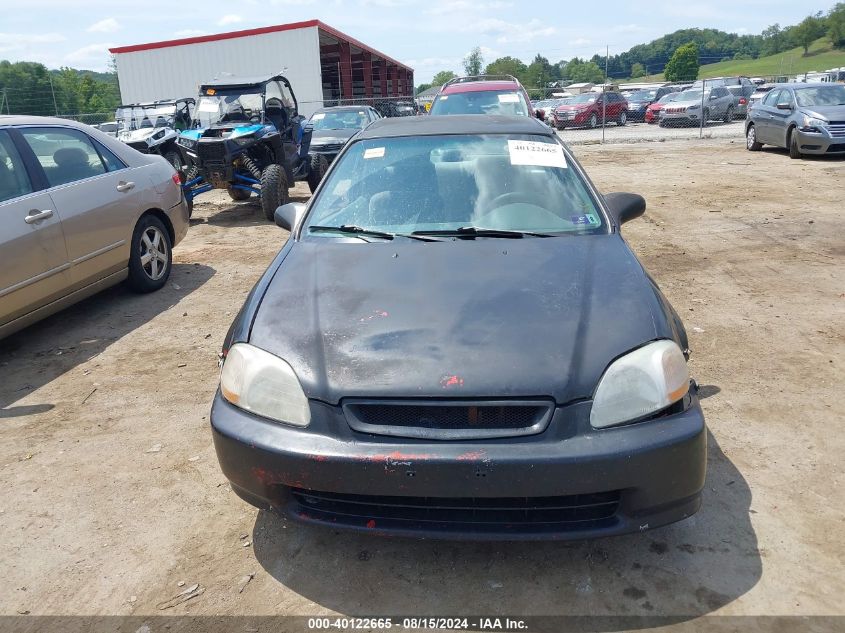 1999 Honda Civic Dx VIN: 1HGEJ6227XC058198 Lot: 40122665