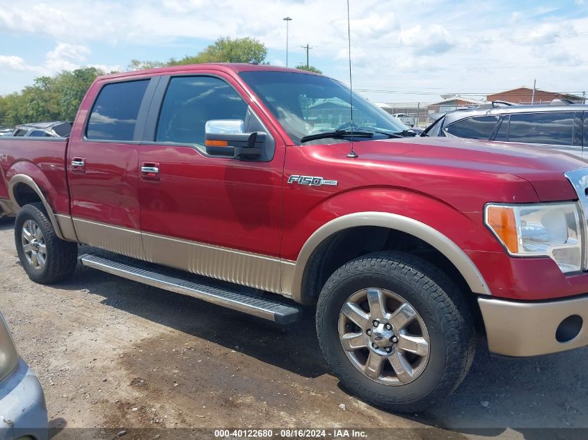 2013 FORD F-150 LARIAT - 1FTFW1EF3DKG18113