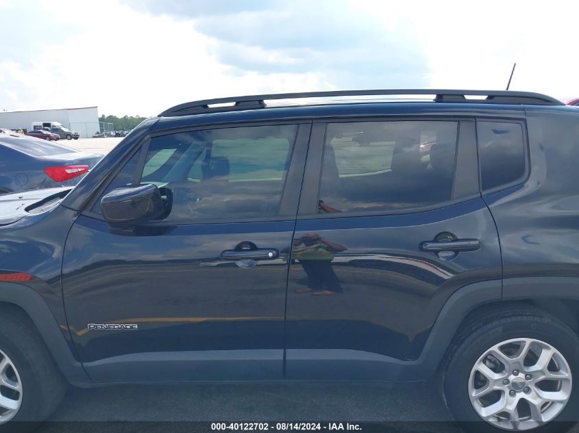 2018 Jeep Renegade Latitude Fwd VIN: ZACCJABBXJPJ52956 Lot: 40122702