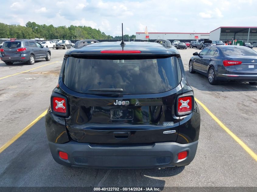 2018 Jeep Renegade Latitude Fwd VIN: ZACCJABBXJPJ52956 Lot: 40122702