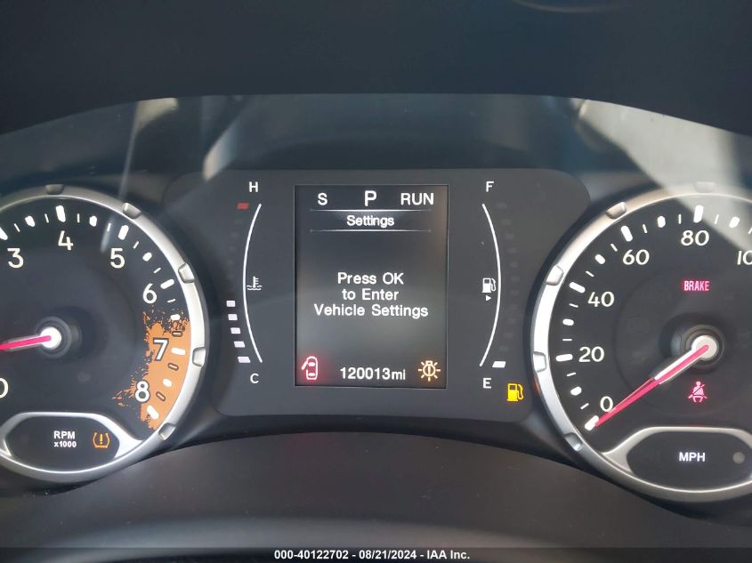 2018 Jeep Renegade Latitude Fwd VIN: ZACCJABBXJPJ52956 Lot: 40122702