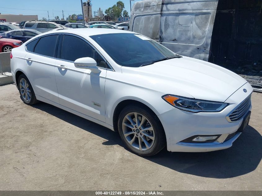 2017 FORD FUSION ENERGI SE LUXURY - 3FA6P0PU6HR329589