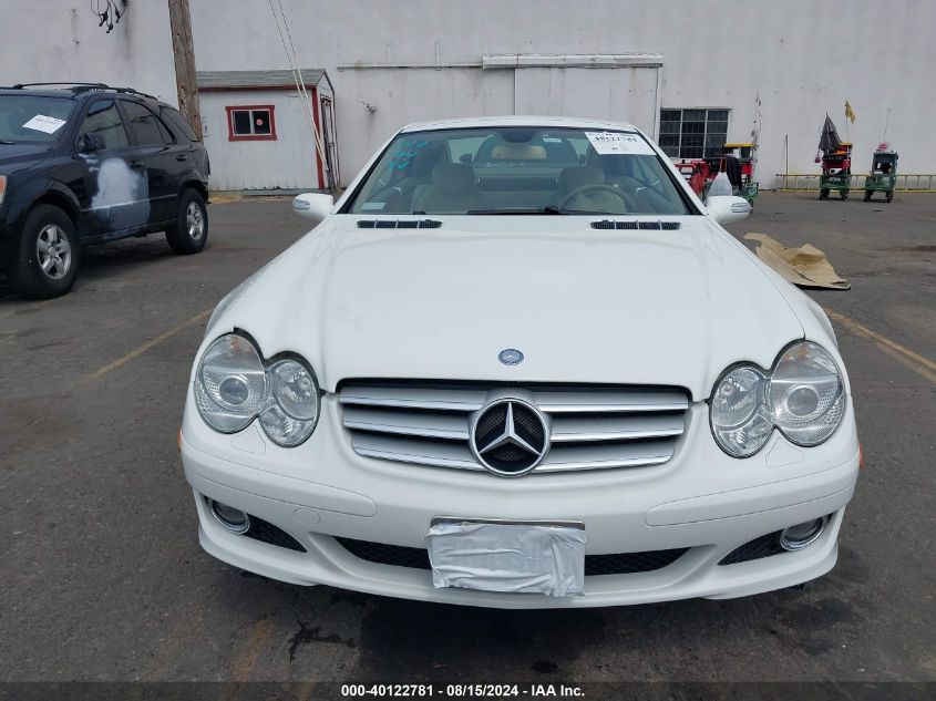 2007 Mercedes-Benz Sl 550 VIN: WDBSK71F17F129644 Lot: 40122781