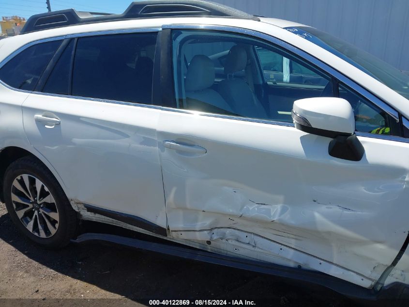 2017 Subaru Outback 3.6R Limited VIN: 4S4BSENC5H3426047 Lot: 40122869