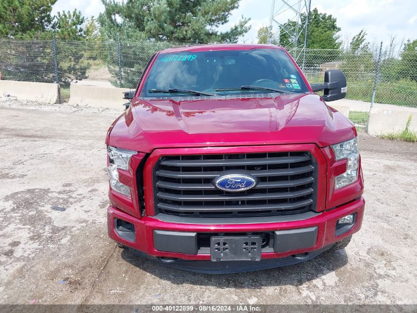 2016 Ford F-150 Supercrew VIN: 1FTFW1EG8GKD71815 Lot: 40122899