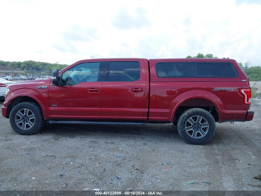 2016 Ford F-150 Supercrew VIN: 1FTFW1EG8GKD71815 Lot: 40122899