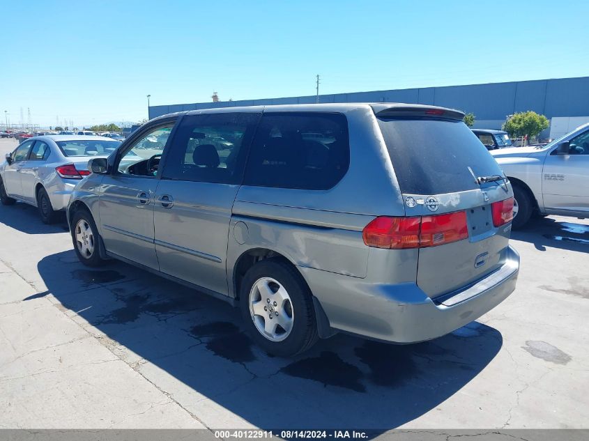 2001 Honda Odyssey Ex VIN: 2HKRL18651H618268 Lot: 40122911