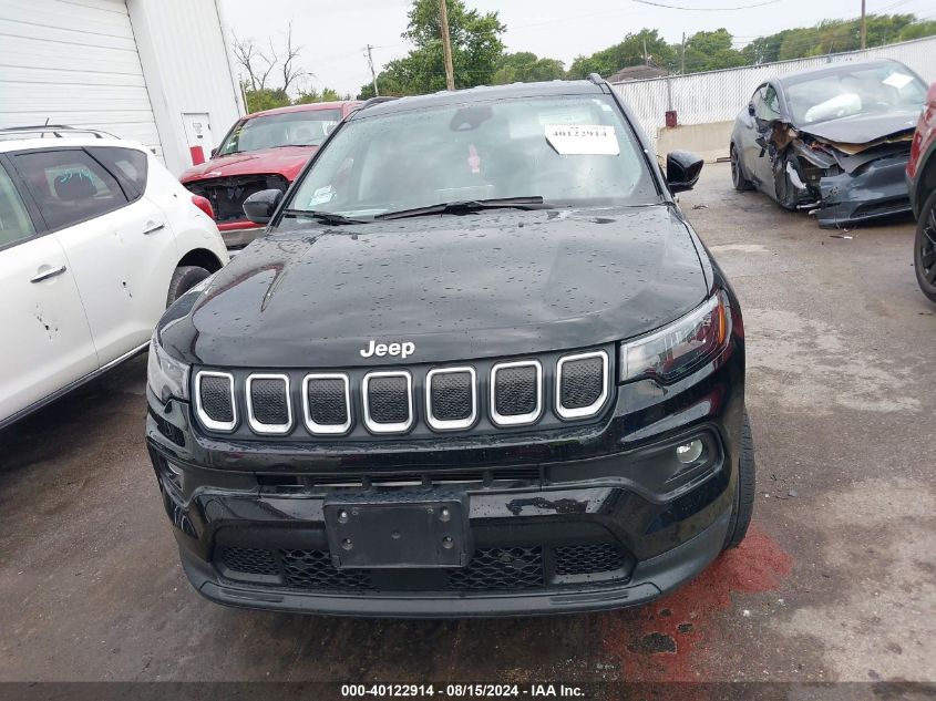 2022 Jeep Compass Latitude 4X4 VIN: 3C4NJDBB3NT116781 Lot: 40122914