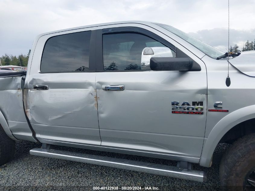 2018 Ram 2500 Laramie 4X4 6'4 Box VIN: 3C6UR5FL0JG350576 Lot: 40122938