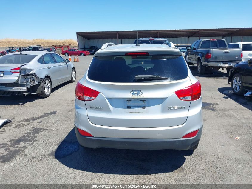 2013 Hyundai Tucson Gls VIN: KM8JU3AC6DU742450 Lot: 40122945