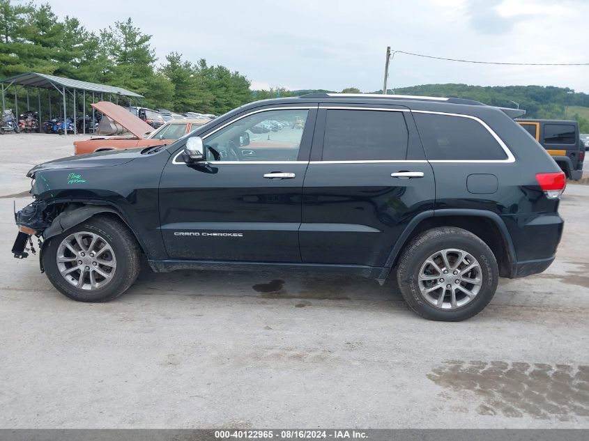 2014 Jeep Grand Cherokee Limited VIN: 1C4RJFBT6EC139571 Lot: 40122965