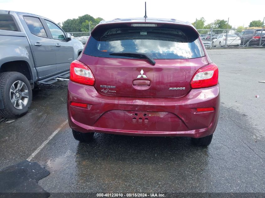 2017 Mitsubishi Mirage Es VIN: ML32A3HJ7HH010805 Lot: 40123010