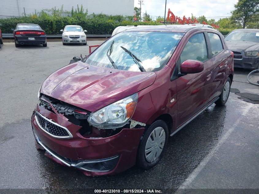 2017 Mitsubishi Mirage Es VIN: ML32A3HJ7HH010805 Lot: 40123010