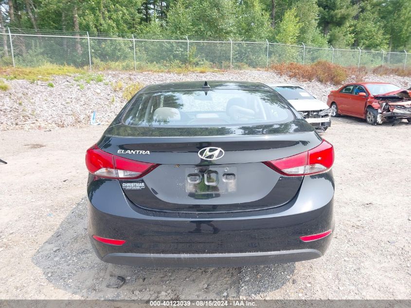 2016 Hyundai Elantra Se VIN: 5NPDH4AE0GH687716 Lot: 40123039