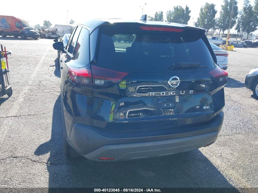 2021 Nissan Rogue Sv Fwd VIN: 5N1AT3BA8MC705731 Lot: 40123045