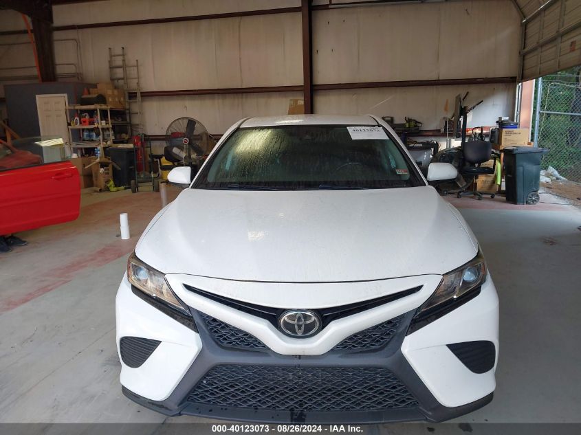 2019 Toyota Camry Se VIN: 4T1B11HK7KU260162 Lot: 40123073