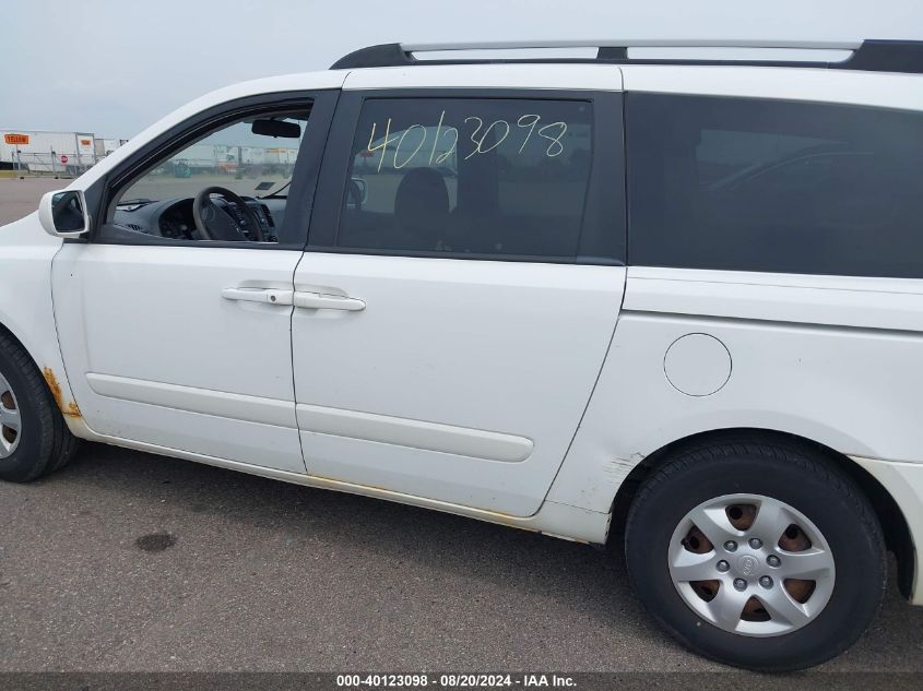 2009 Kia Sedona Lx VIN: KNDMB233X96278041 Lot: 40123098