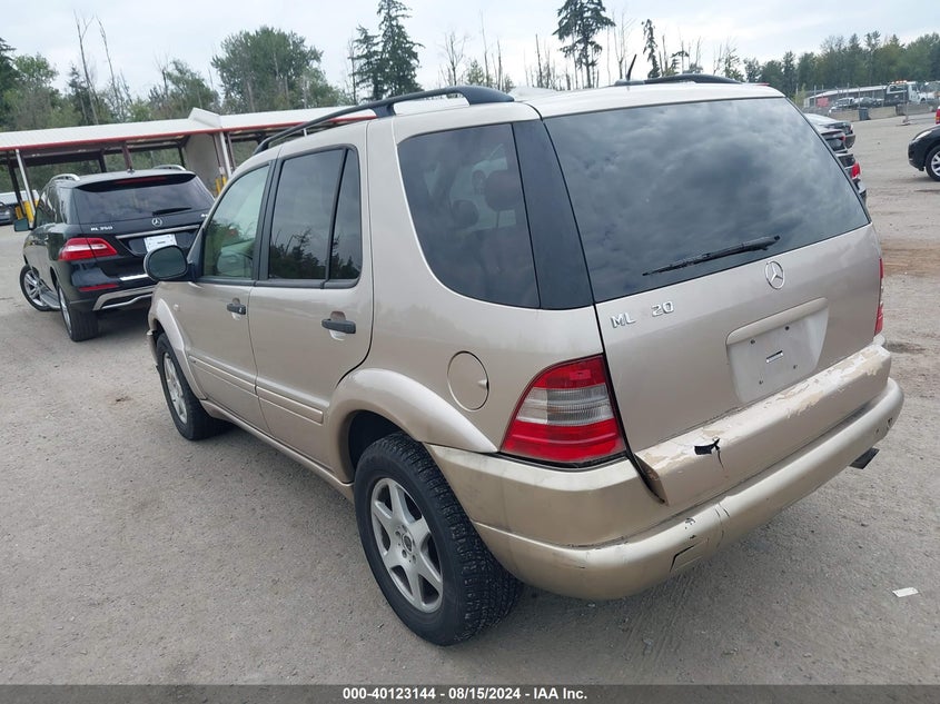2001 Mercedes-Benz Ml 320 VIN: 4JGAB54E01A265204 Lot: 40123144