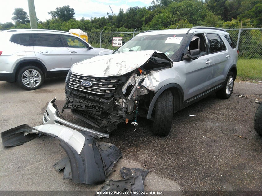 VIN 1FM5K7D8XHGD78477 2017 FORD EXPLORER XLT
