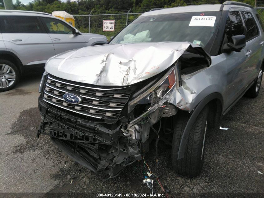 2017 Ford Explorer Xlt VIN: 1FM5K7D8XHGD78477 Lot: 40123149