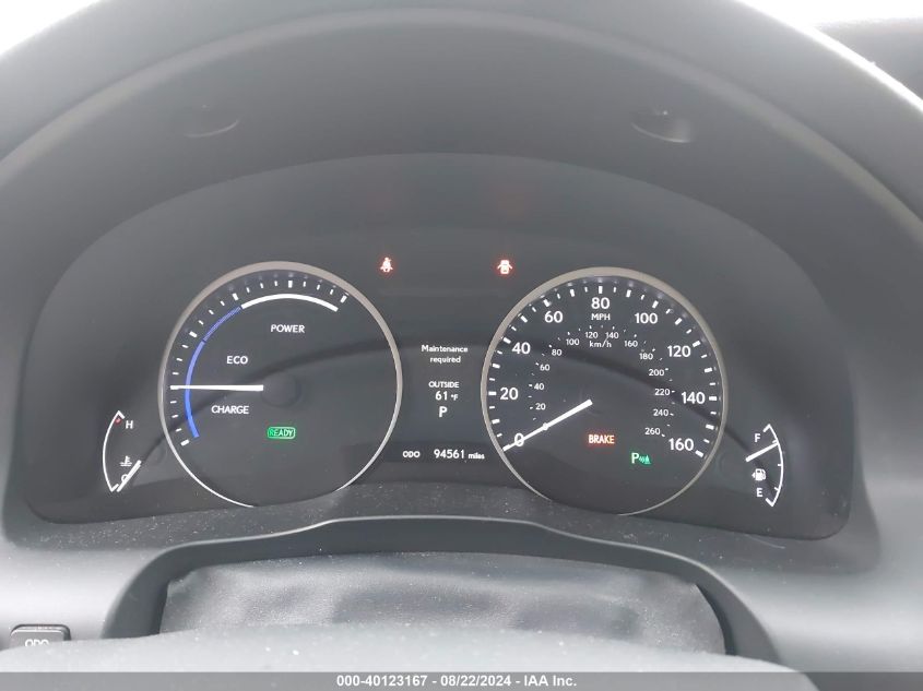 2013 Lexus Es 300H VIN: JTHBW1GG6D2000237 Lot: 40123167