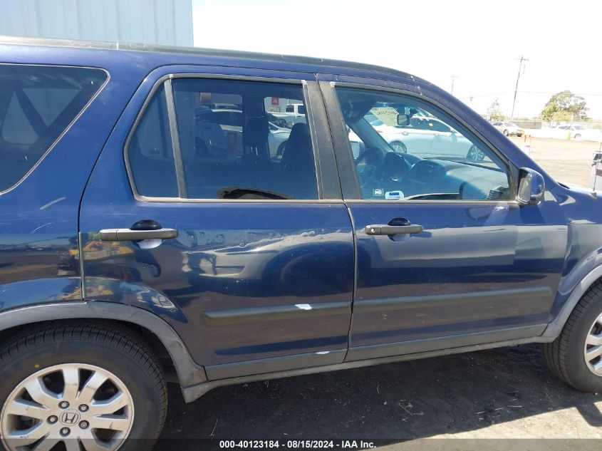 2006 Honda Cr-V Ex VIN: JHLRD78886C061671 Lot: 40123184