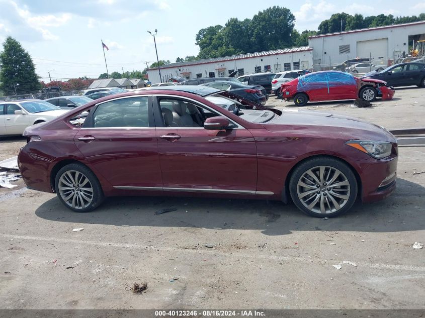 2015 Hyundai Genesis 5.0 VIN: KMHGN4JF8FU068554 Lot: 40123246