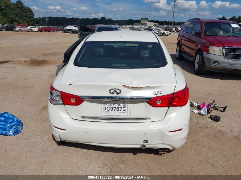 2017 Infiniti Q50 3.0T Premium VIN: JN1EV7AP0HM730817 Lot: 40123322