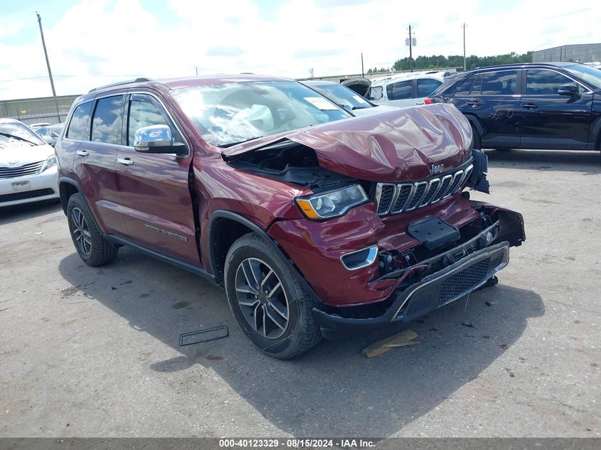 VIN 1C4RJEBG3KC656531 2019 JEEP GRAND CHEROKEE LIMITED 4X2