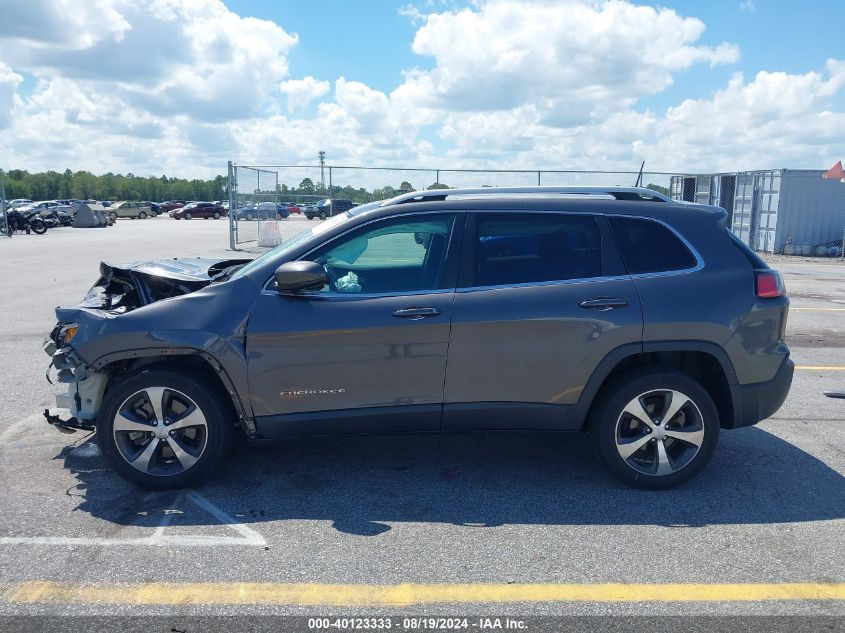 2019 Jeep Cherokee Limited Fwd VIN: 1C4PJLDBXKD360364 Lot: 40123333