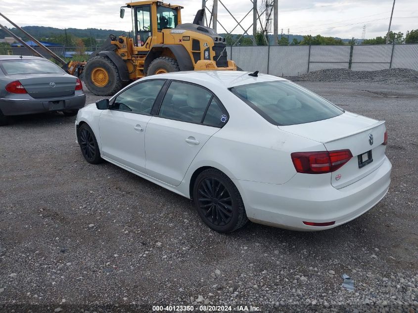 2016 Volkswagen Jetta 1.8T Sport VIN: 3VWD17AJ4GM240476 Lot: 40123350