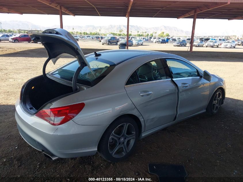 VIN WDDSJ4GB3EN157476 2014 MERCEDES-BENZ CLA 250 no.4