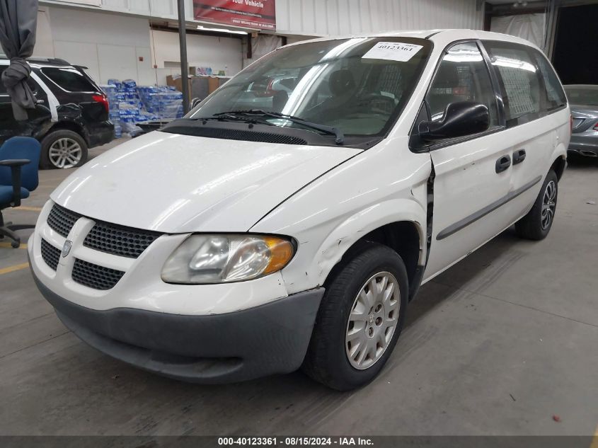 1D4GP2138337820 2003 Dodge Caravan C/V