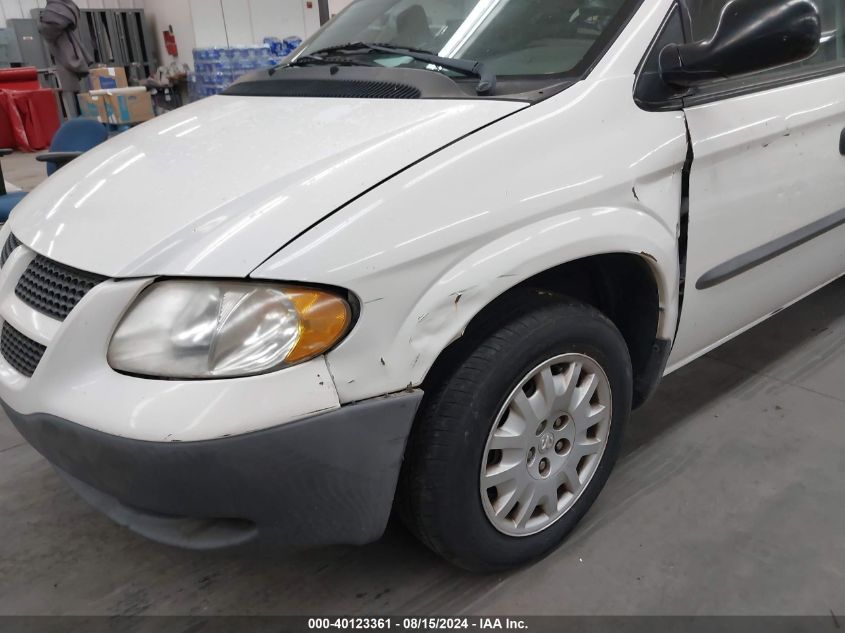 1D4GP2138337820 2003 Dodge Caravan C/V