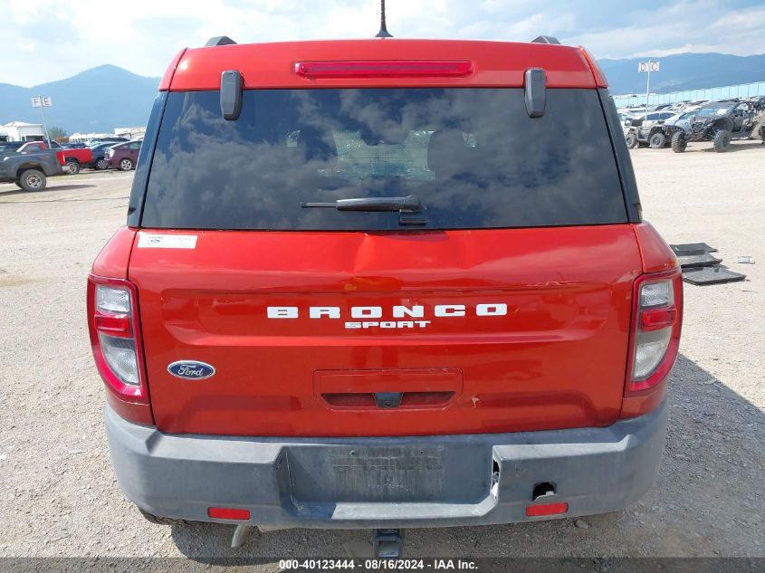 2023 Ford Bronco Sport Big Bend VIN: 3FMCR9B60PRD98874 Lot: 40123444