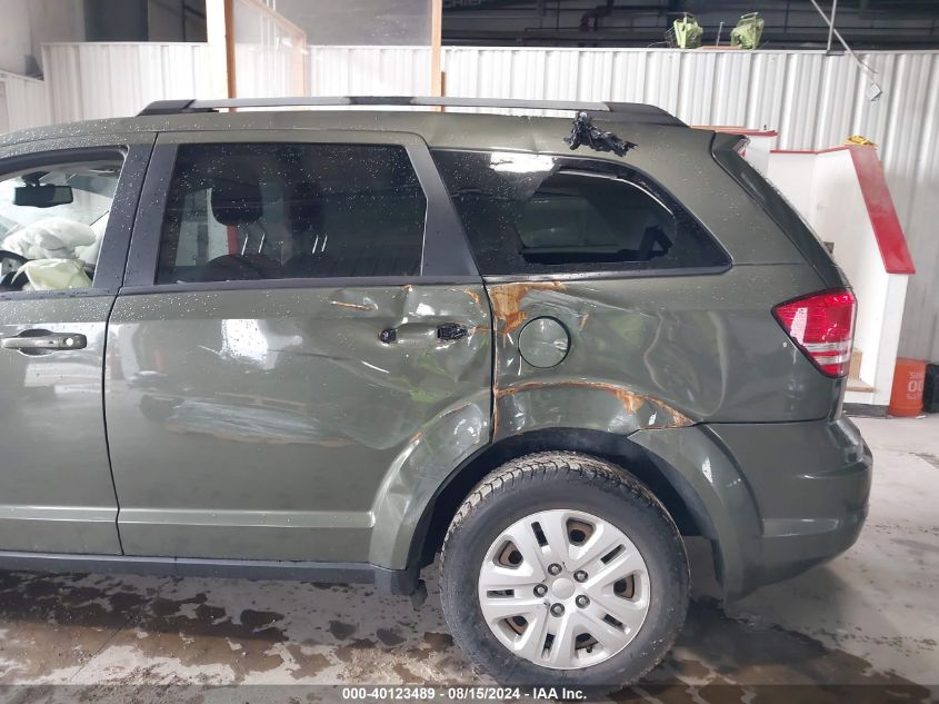 2017 Dodge Journey Se VIN: 3C4PDCAB5HT582762 Lot: 40123489