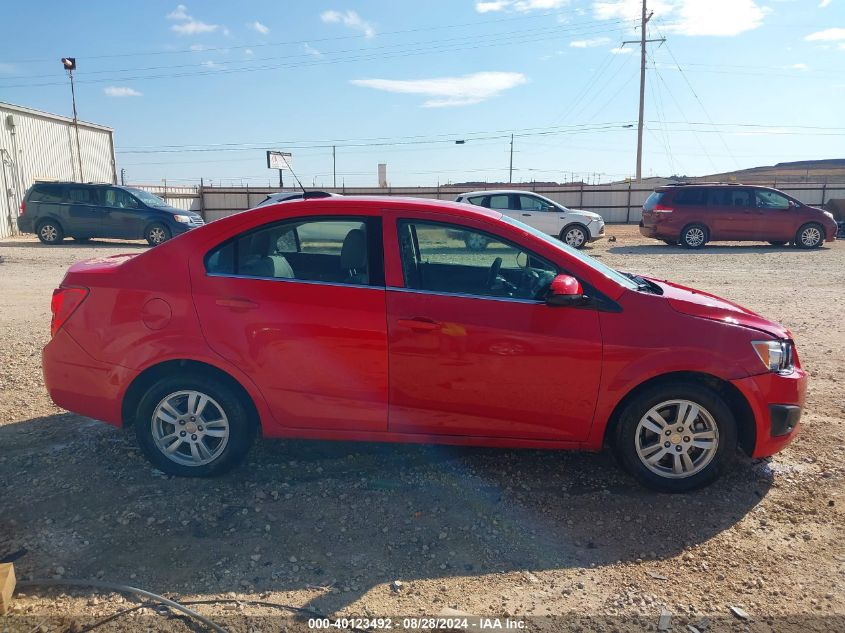 2015 Chevrolet Sonic Lt Auto VIN: 1G1JC5SHXF4216606 Lot: 40123492