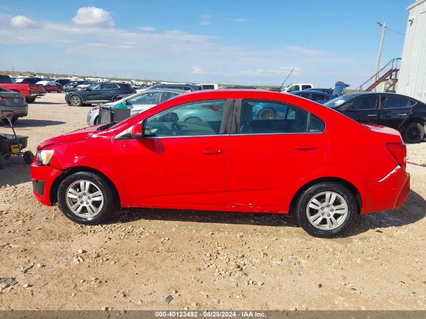 2015 Chevrolet Sonic Lt Auto VIN: 1G1JC5SHXF4216606 Lot: 40123492