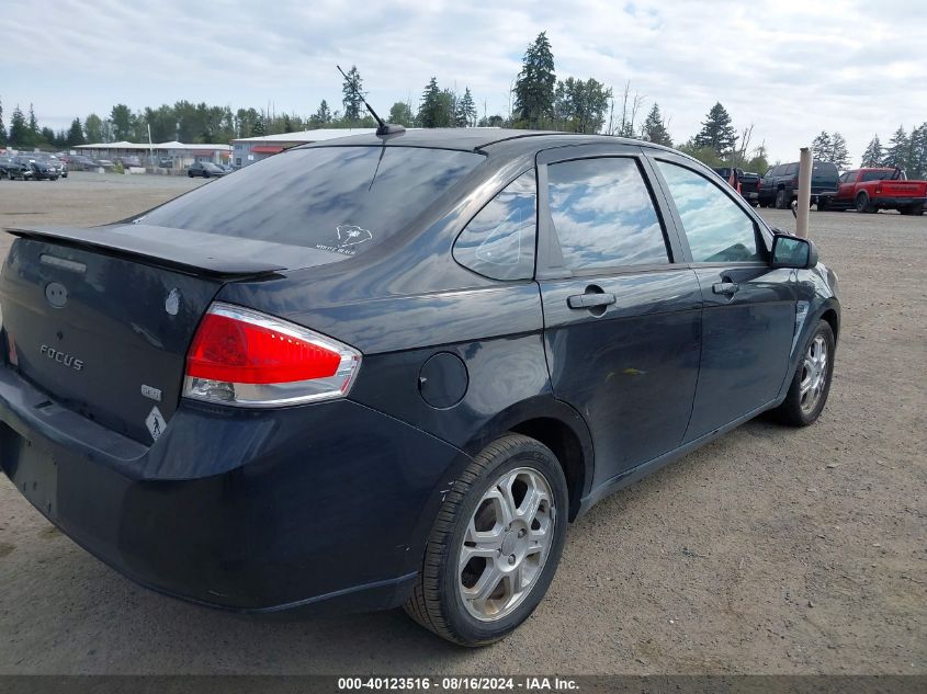 2008 Ford Focus Se/Ses VIN: 1FAHP35N88W295190 Lot: 40123516